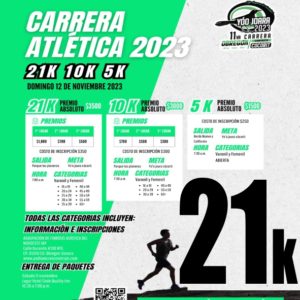 Donativo para 11° Medio Maratón Yo'o Joara 21K