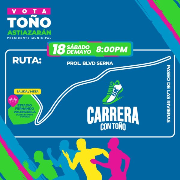 ¡Carrera con Toño! 5K Nocturna - Image 2